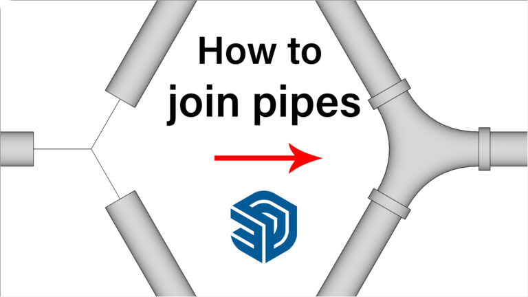 Join Pipes in Sketchup – Quick Tip