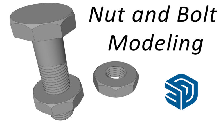 Nut and Bolt Modeling in SketchUp