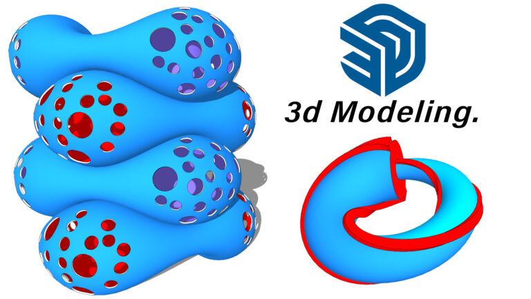 Interesting 3d Shapes Modeling in SketchUp