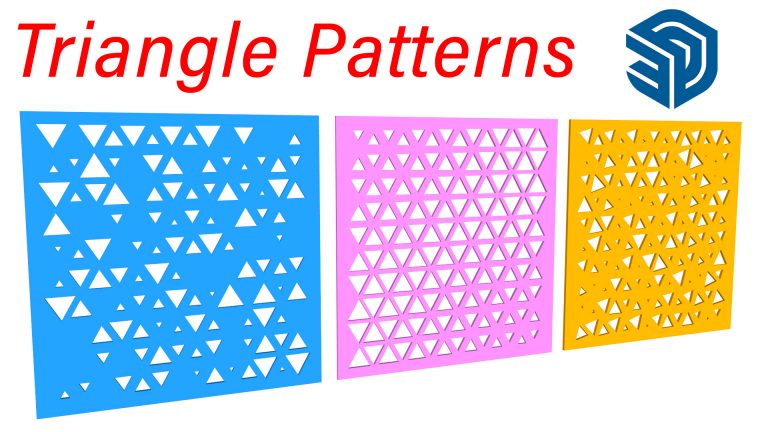 How to Make triangle patterns SketchUp