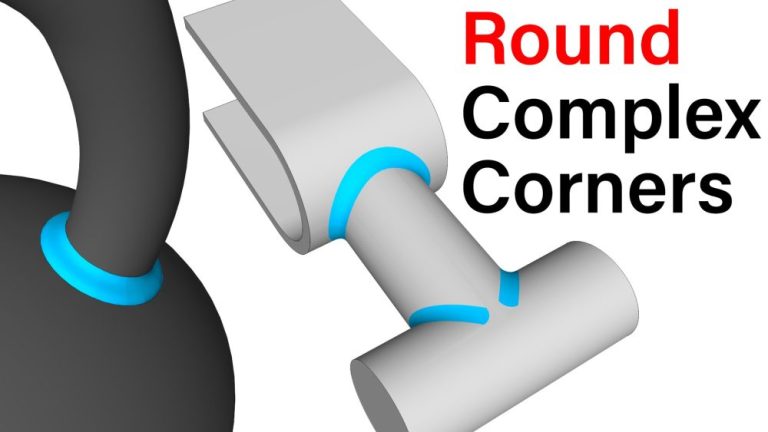 How to Round Complex Corners in SketchUp