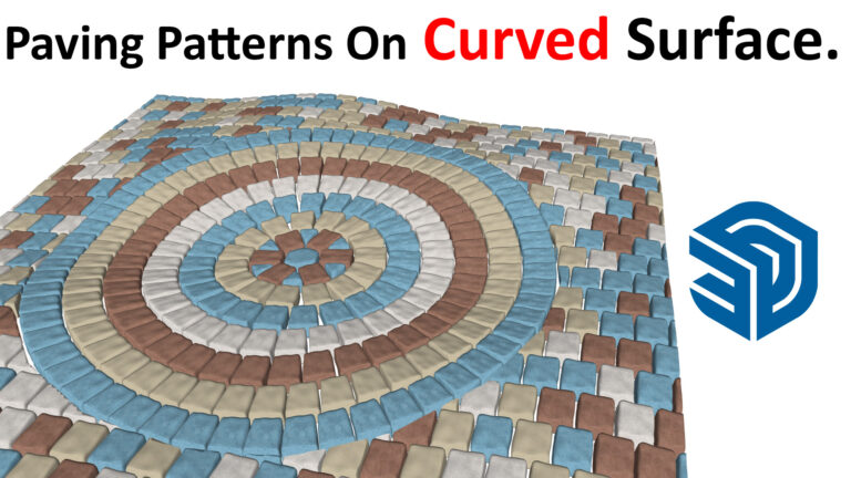 Modeling Radial Paving Pattern In SketchUp